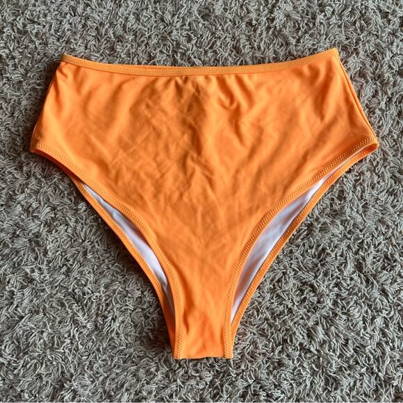 NWT! Cupshe Orange Swim Bikini Bottom Size Large - Picture 2 of 11